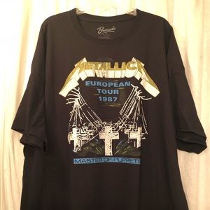 Metallica 1987 European Tour Tee